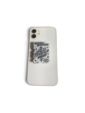 Harley-Davidson White and Black Phone Grip with Logo